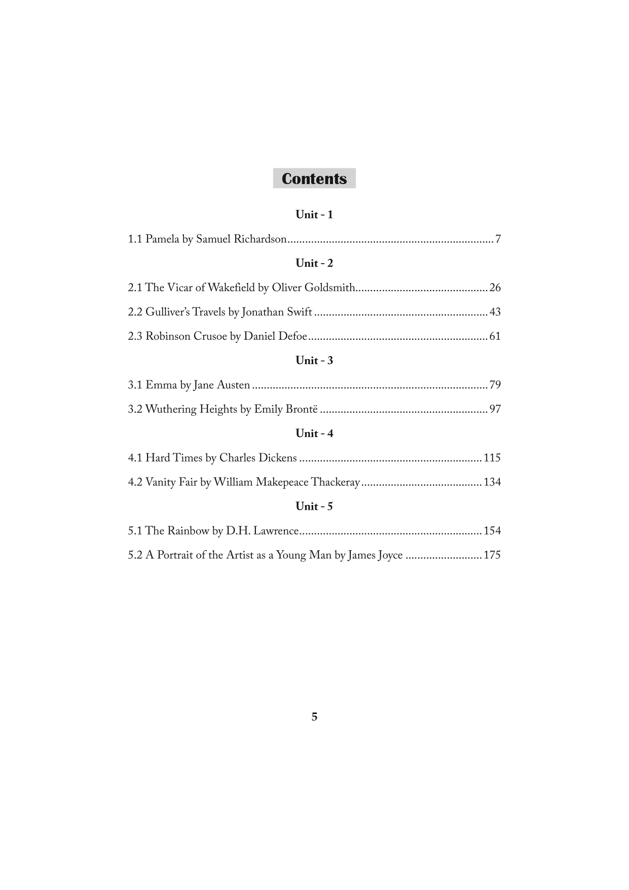 English Fiction - PG - Sem 1 - M S University