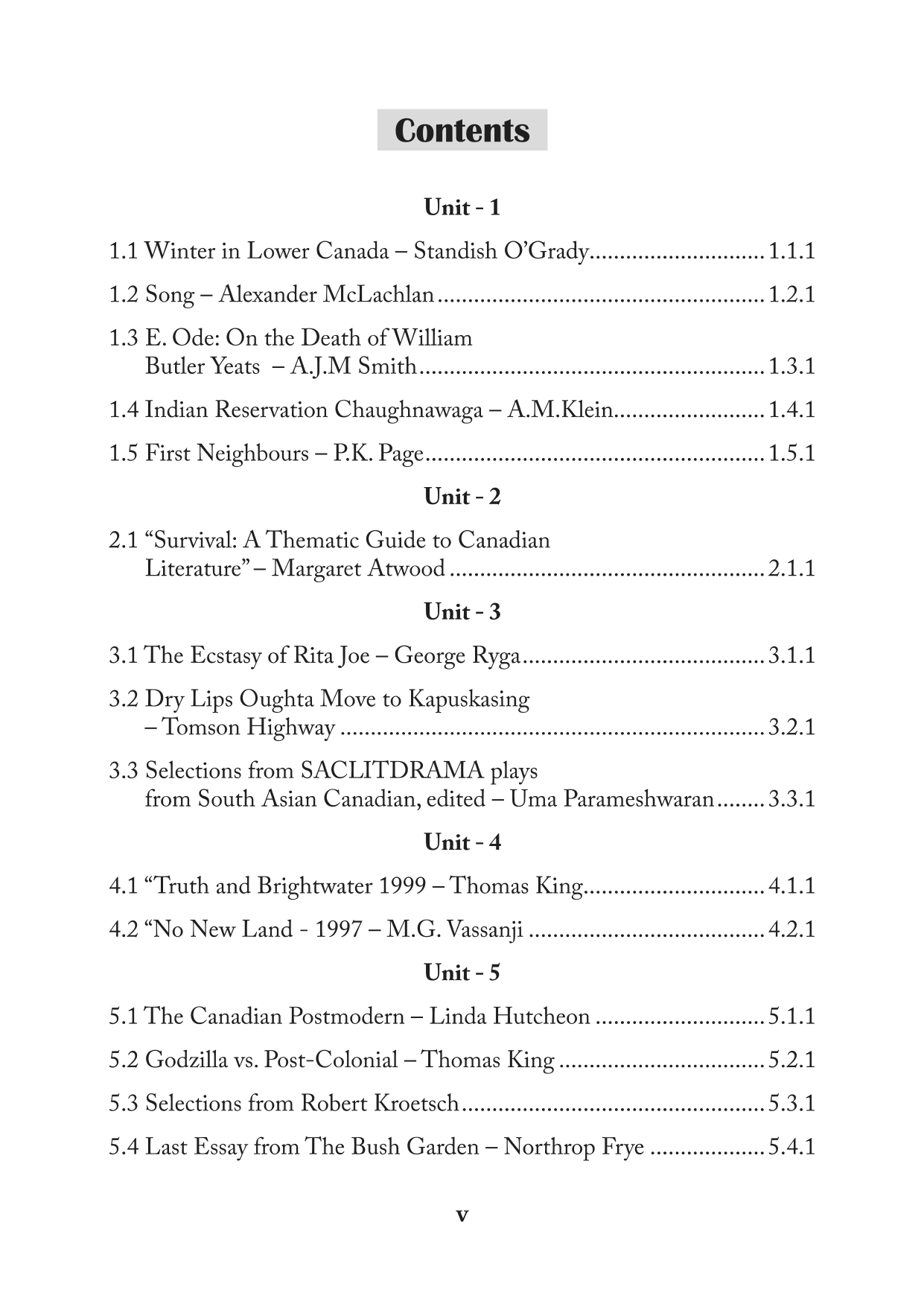Canadian Studies - PG - Sem 4 - Annamalai University