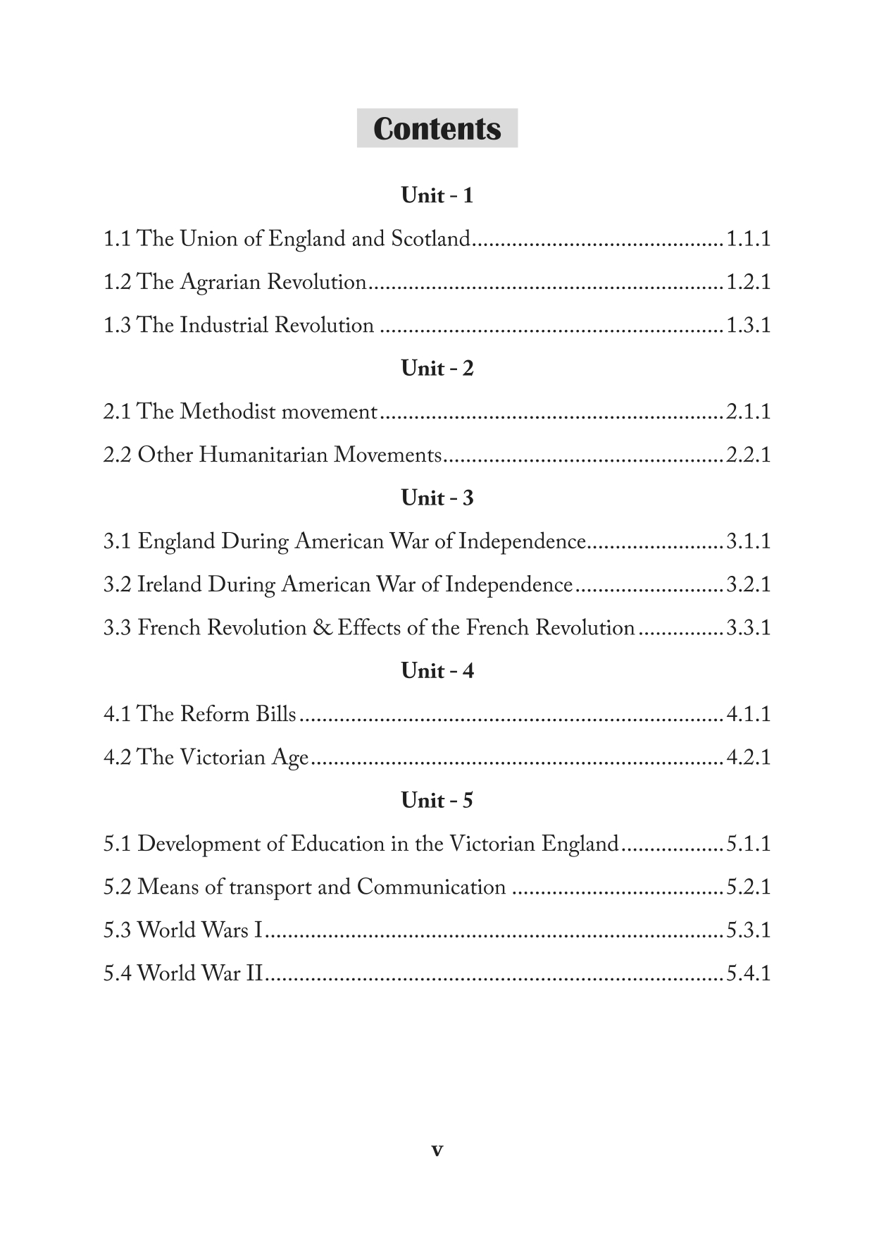 Social History of England II - UG - Sem 2 - PU ALU 