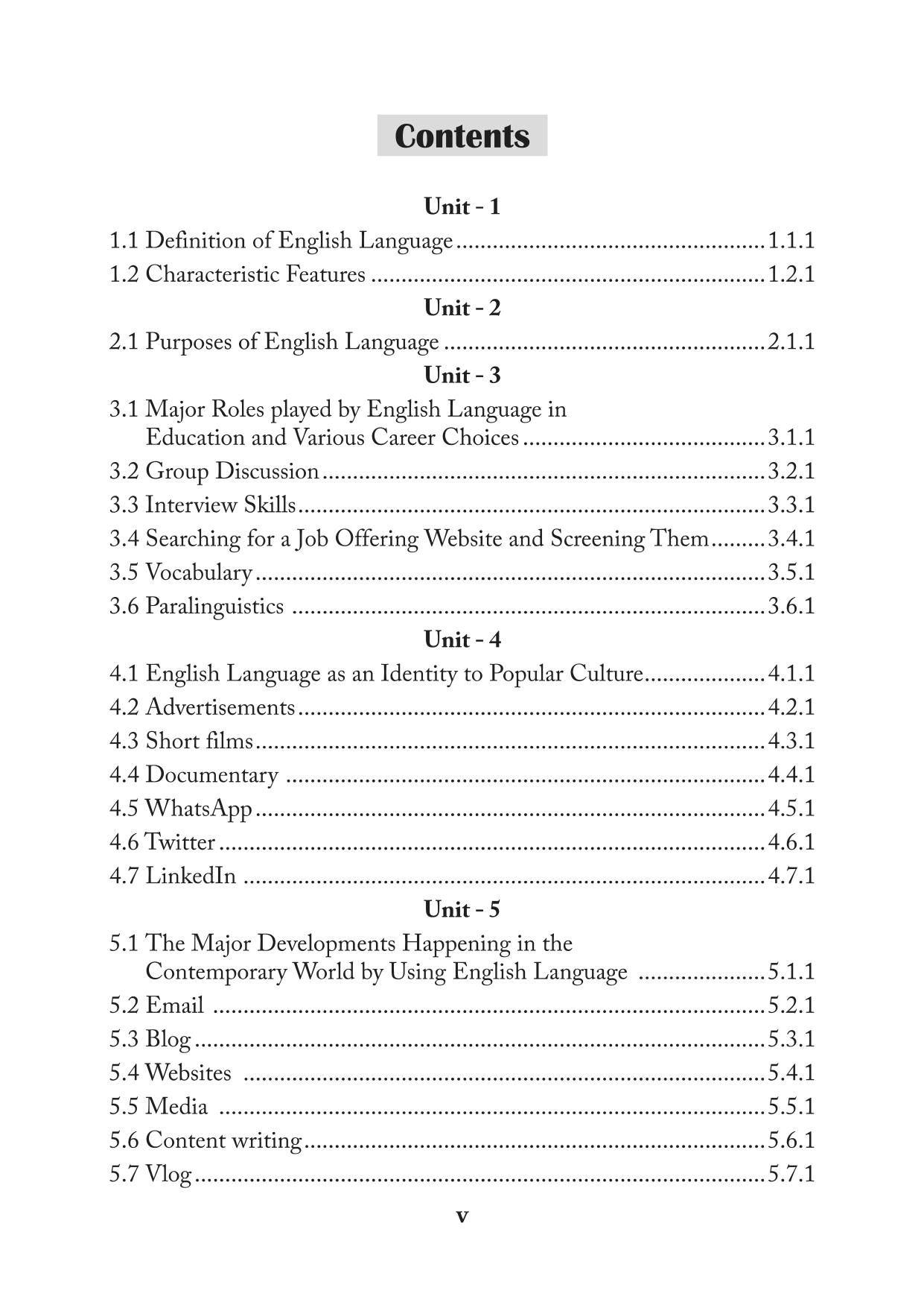 English For Careers - UG - Sem 4 - PU MKU TVU AU