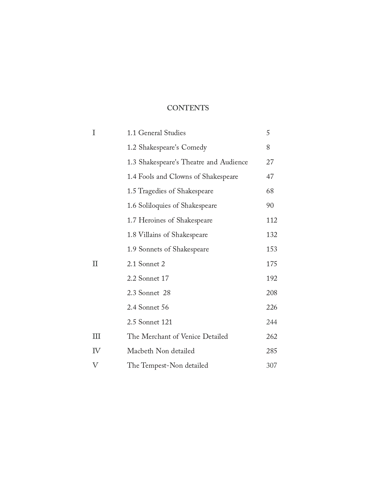 Shakespeare - Sem 6 - PU, AU,MKU, TVU