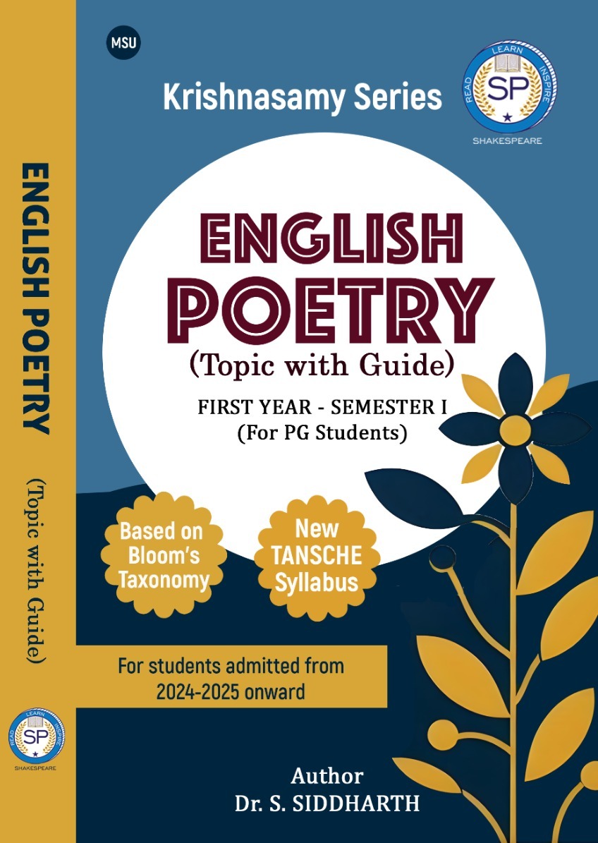 English Poetry - PG - Sem 1 - M S University