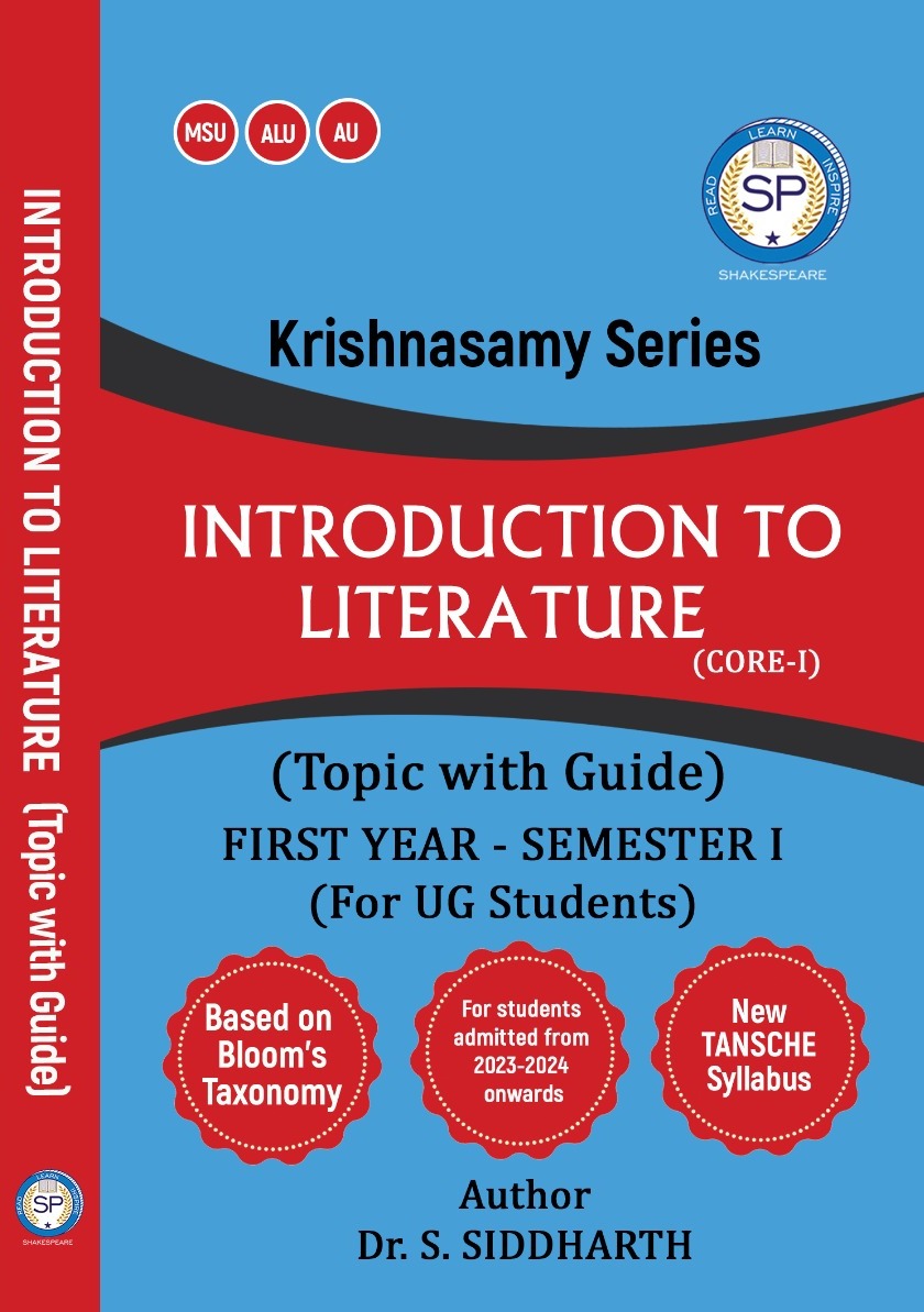 Introduction to Literature - UG - Sem 1 - Annamalai University