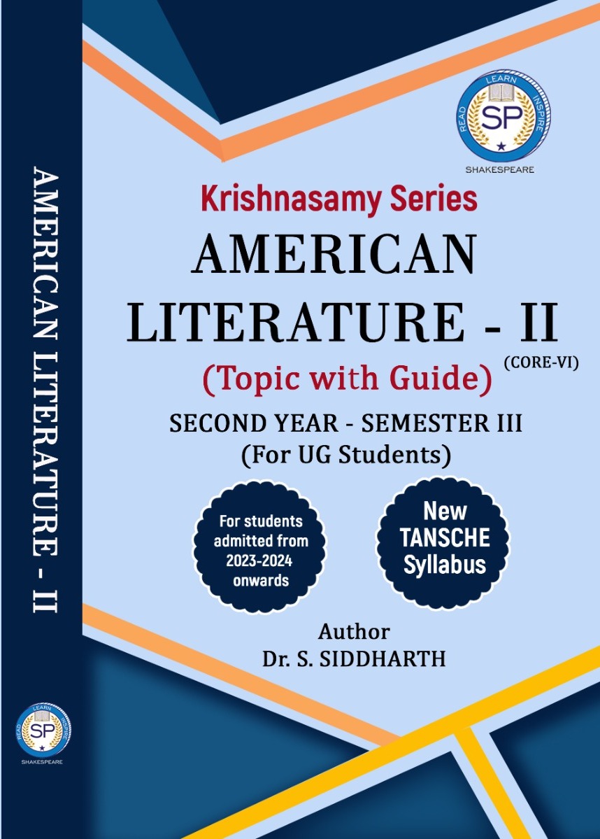 American Literature - UG - Sem 3 - M S University