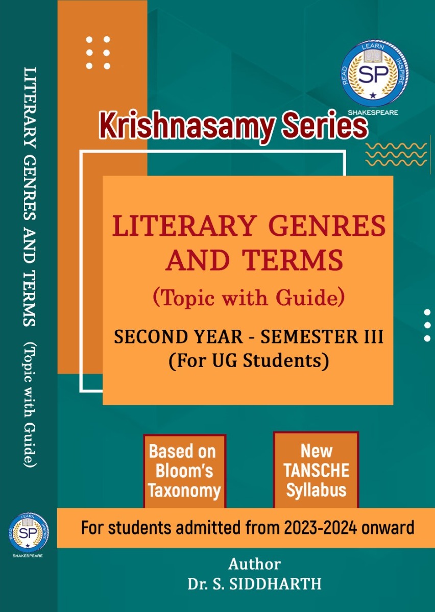 Literary Genres Terms - UG - Sem 3 - Alagappa University