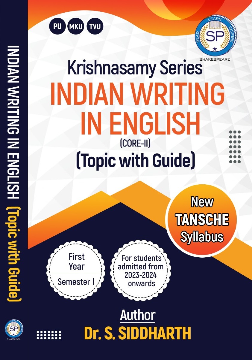 Indian Writing in English - UG - Sem 1 - Madurai Kamarajar University