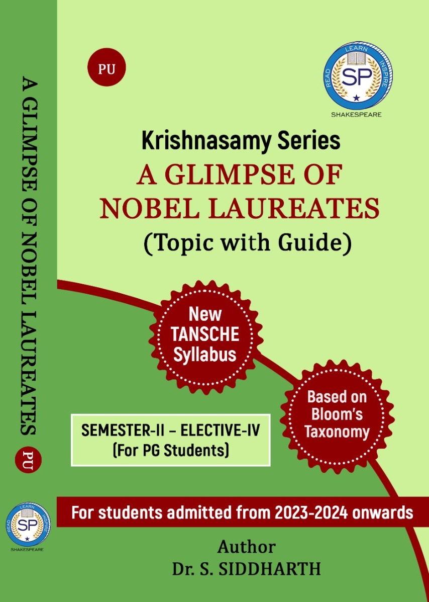 A Glimpse of Nobel Laureates -PG - Sem 2- Periyar University