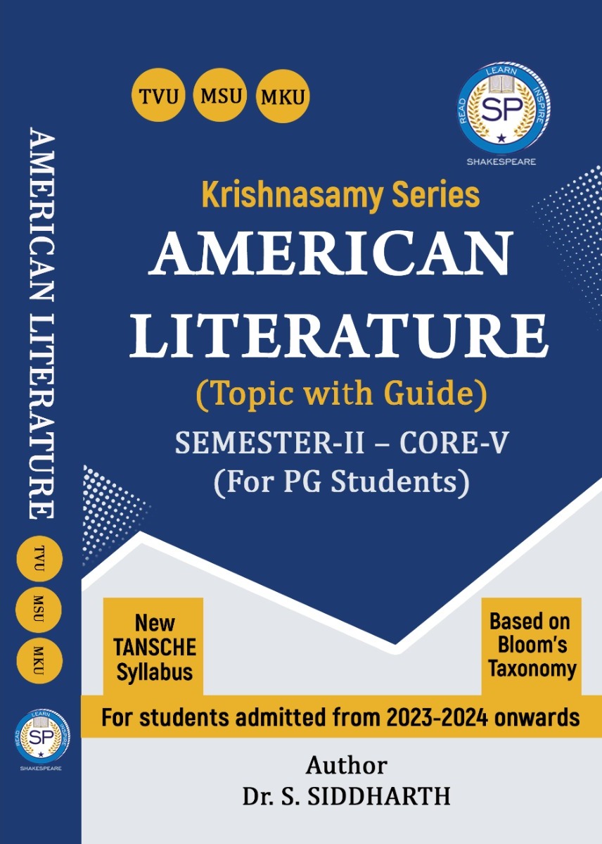 American Literature - PG - Sem 2 - TVU -MSU and MKU