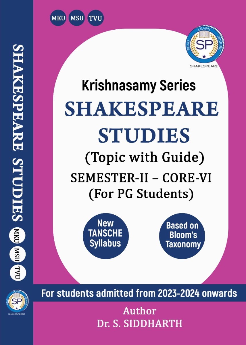 Shakespeare Studies - PG - Sem 2- MKU, MSU and TVU 